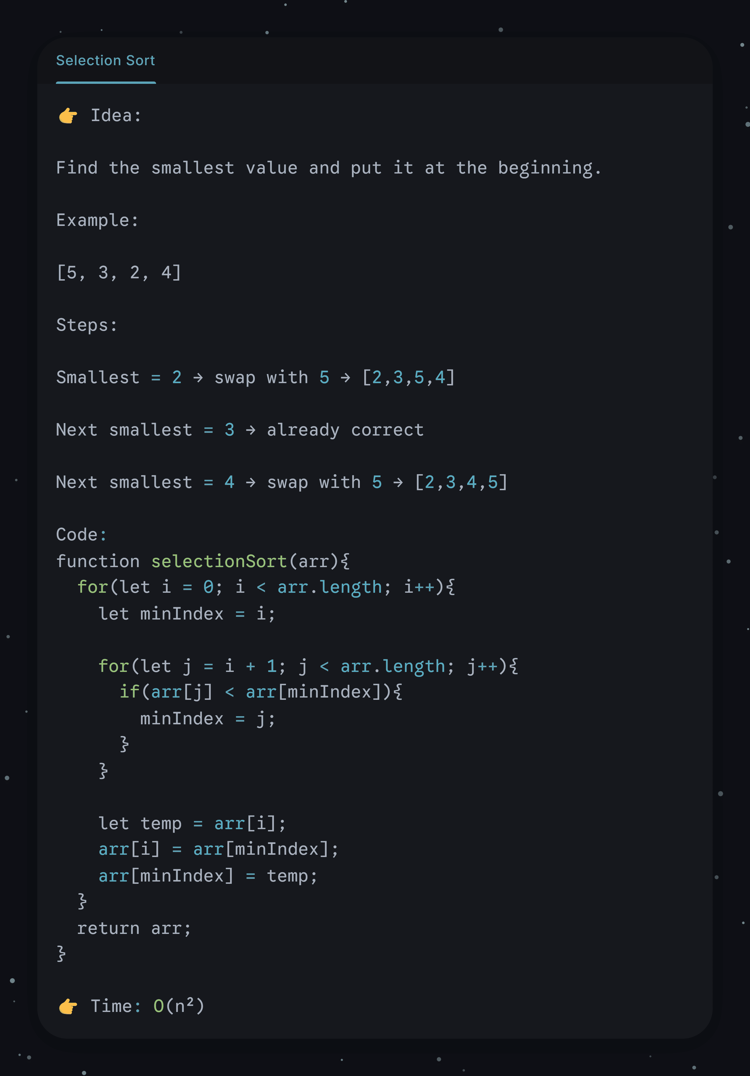 Selection Sort